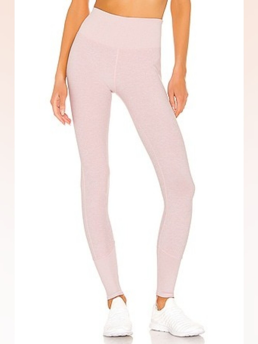 ALO Yoga Light Pink High-Waist Seamless Leggings
